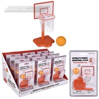 Worlds Tiniest Basketball Hoop (12ea=display)