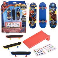 Spiderman Fingerboards (3 Pcs) With Ramp