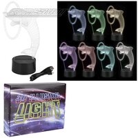 3D Illusion Color Changing Light- Dolphin 10"