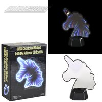 LED Infinity Double Sided Mirror Lamp - Unicorn 7.5"