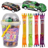 Fruix Jellypop Stix Ast Straws 25ct