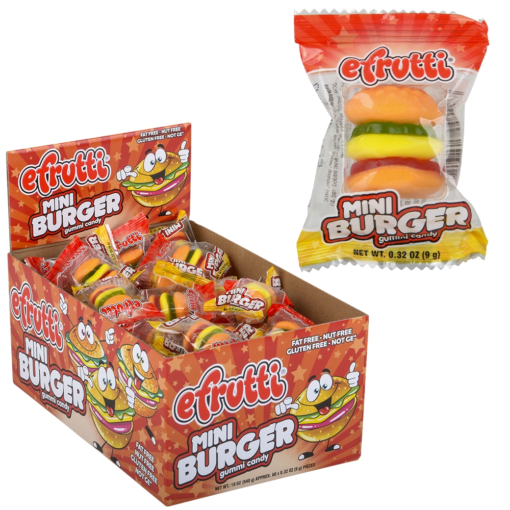 Gummi Burger Candy 60pcs/unit