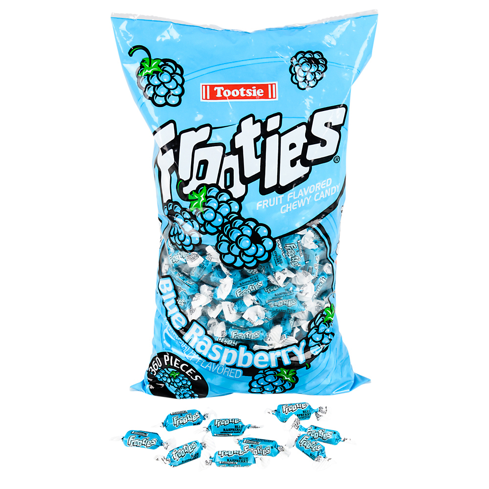 Mini Blue Raspberry Tootsie Rolls (360 Cnt)