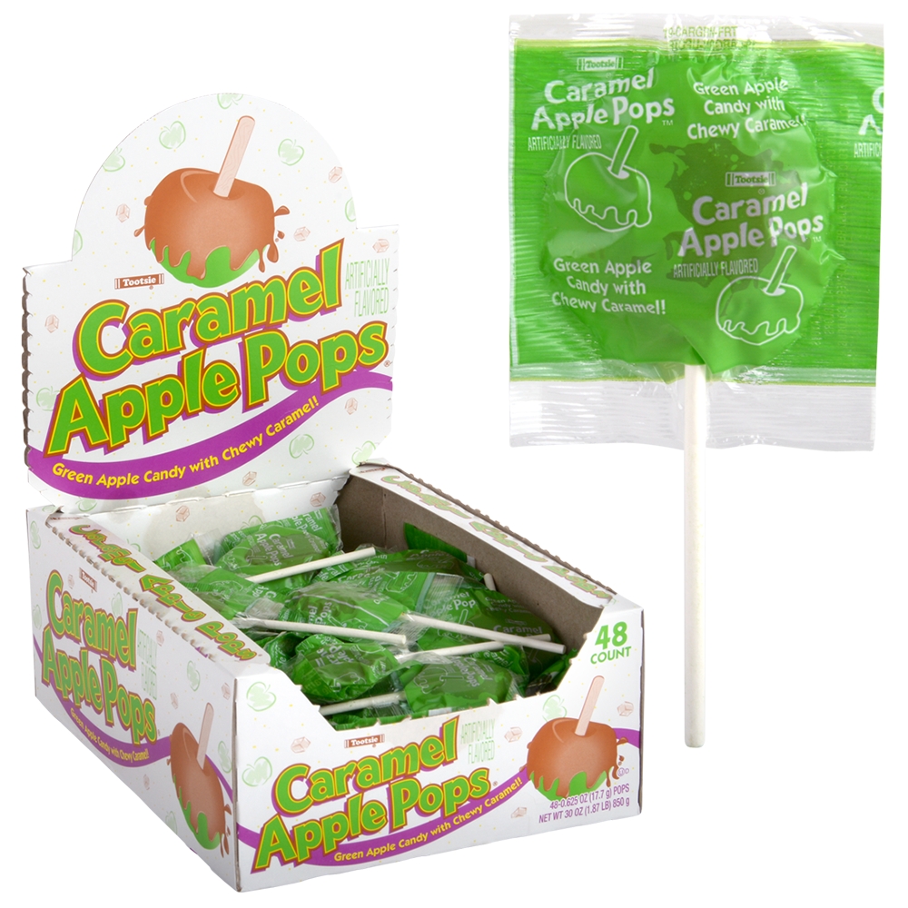 Tootsie Roll Caramel Apple Pops (48 Cnt)