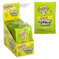 War Heads Popping Candy Singles - Sour Green Apple (20 Cnt)