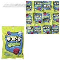 Sour Punch Gummy Peg Bag 6.75oz. (12 Cnt)