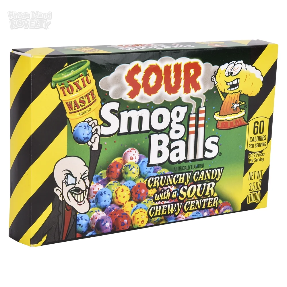 Toxic Waste Sour Smog Balls (3.5oz) (12 = Case)