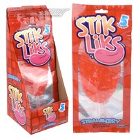 Stik Liks Lollipops - Strawberry (15 Cnt) 1.76oz.
