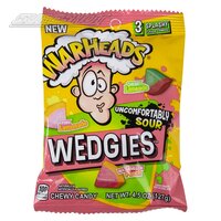 Warheads Wedgies 4.5oz Peg Bag (12ea/Case)