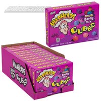 Warheads Sour Berry Mix Cubes 3.4oz Theater Box (12ea/Cs)