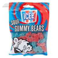 Icee Sour Gummy Bears Peg Bag 3.98 oz (12 Cnt)