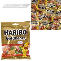 Haribo Gummy Gold Bears Peg Bag 5 Oz.(12pc/min)