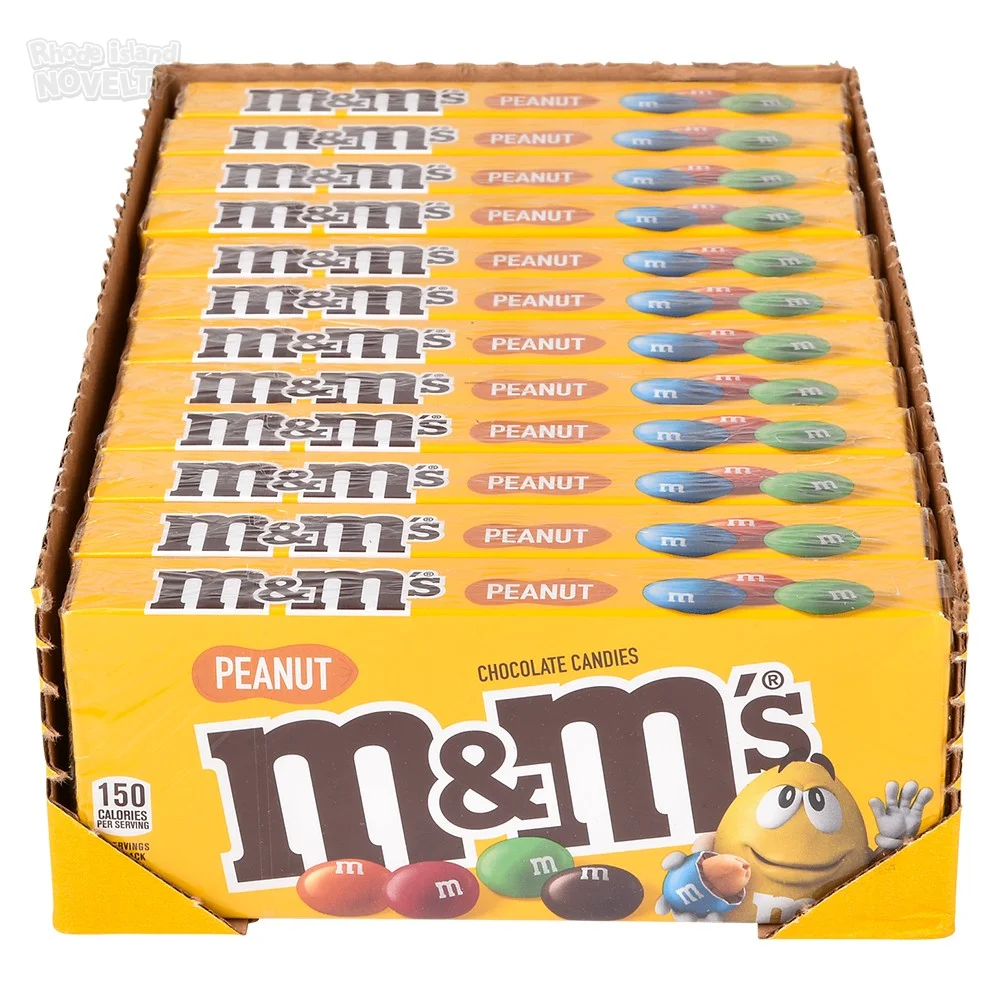 M&M Peanut Theater Box Candy(K) 12pc/case