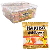 Haribo Mini Gold Gummy Bear 54pc Tub
