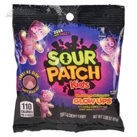 Sour Patch Kids Glowups Peg Bag 3.08oz. (12ea/Case)