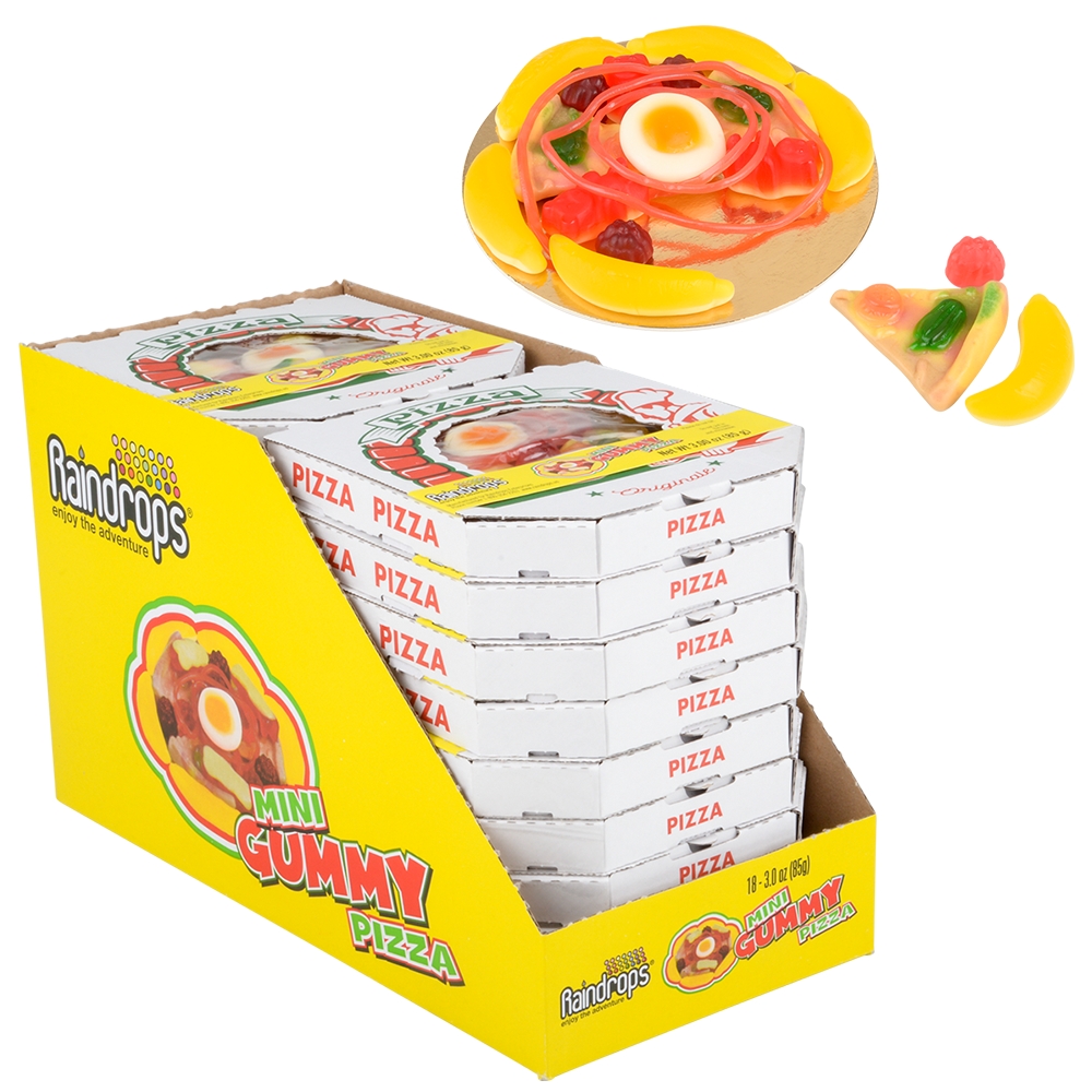 Raindrops Gummy Pizza (18pc/unit)