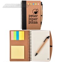 Ppp Recycle Notebook W/pen And Sticky Notes 7"