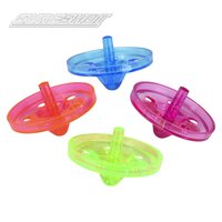 Hot Color Transparent Tops (4 Asst.) 1.5"