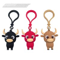 Highland Cow Keyclip (3 Asst) 2"