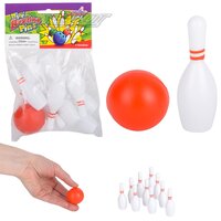 Mini Bowling Pins (10 Pins + 1 Ball) 2.25"