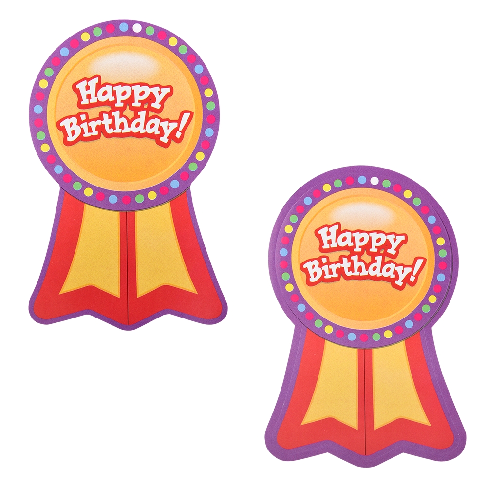 Happy Birthday Sticker Badge 5"