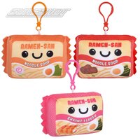 Plush Ramen Keyclip (3 Asst,) 4"