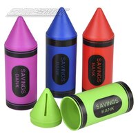 Crayon Bank (4 Asst.) 6"