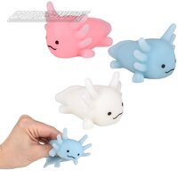 Squishy Gummy Axolotl (3 Asst.) 3" (Unit = 24each)