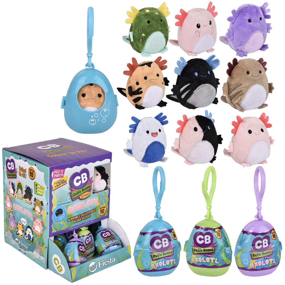 Cutie Beans Clip Case Axolotl (36pcs/Disp)