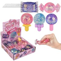 Glitter Squish Candy (5 Asst.) 3"