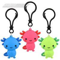 Cute Axolotl Backpack Clip (3 Asst.) 2"