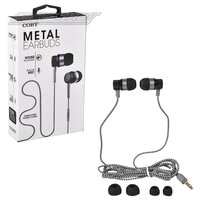 Metal Chrome Wire Earbuds