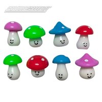 Smooshi Mini Mushrooms (4 Asst.) 1" (48ea=unit)