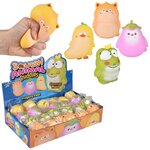 Silly Squish Animal Buddies (4 Asst) 3" (24ea/Dsp)