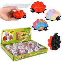 Fidget Suction Ladybug (3 Asst.) 3"