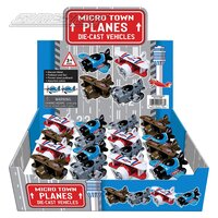 Micro Town Die Cast Planes 2" (16pc/Dsp)