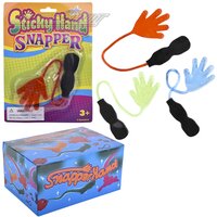 Sticky Snapper Hand W/ Glitter (3 Asst.) 12"