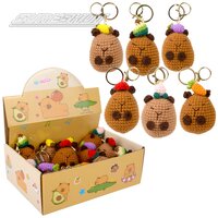Capybara Crochet Crew K/C (12 Asst) 2.75"