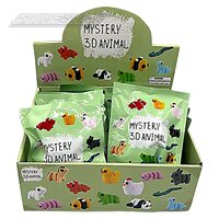 Mini 3D Printed Mystery Animals 2.5" (24ea/Dsp)