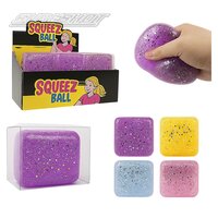 Squeezy Glitter Cubes 2"