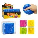 Squeezey Marbel Cubes 2"