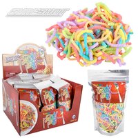 Stretchy Rainbow Pasta (12ea/Dsp) 7"