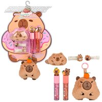 Capybara Hair Accessories W/Lip Oil 12"