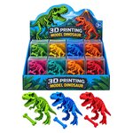 3D Printed Dinosaur 5.5" (6 Asst.)(24ea/Dsp)