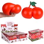Jumbo Squishy Cherries 6.75" (6ea/Dsp)