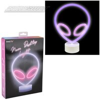 Neon Alien Sign 10.25"