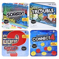 Hasbro Tin Games (4 Asst) 6.5" (6ea/Case)