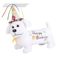 Happy Birthday Autograph Dog 12"