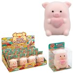 Easy Squeezy Pudgiez Pig (12ea/Dsp)