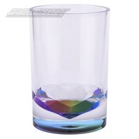 Rainbow Bottom Acrylic Shot Glass 3 Oz.